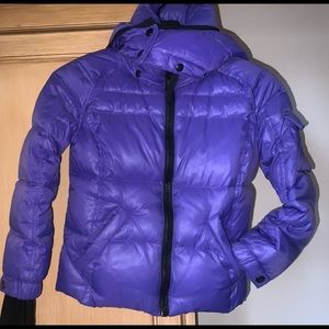 S13 NEW YORK Girl's Down Puffer Jacket / size 6 / in Iris blue-violet color